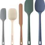 ChefAide Silicone Spatula Set, 5