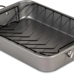 Glad Roasting Pan Nonstick 11x15 - Heavy Duty Metal Bakeware Dish with Rack - Large Oven Roaster Tray for Baking Turkey, Chicken, and Veggies
Heavy Duty Nonstick 11x15 Roasting Pan with Rack