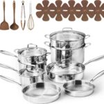 CAROTE 21-Piece Tri-Ply Non