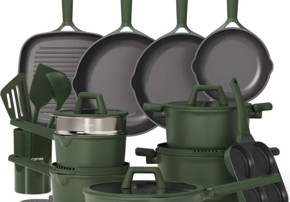CAROTE 31pcs Pots and Pans Set, Nonstick Cookware Set
CAROTE 31