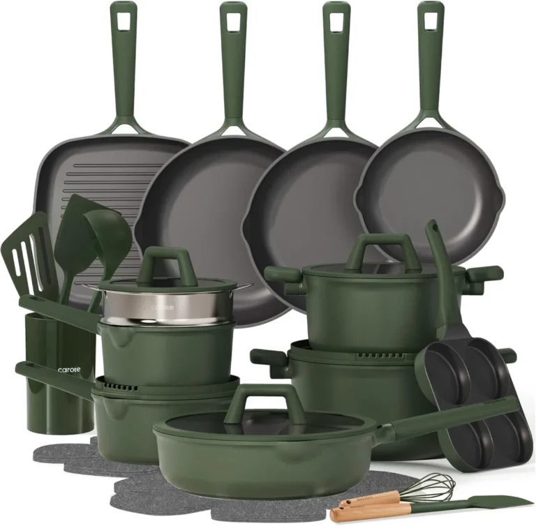 CAROTE 31pcs Pots and Pans Set, Nonstick Cookware Set
CAROTE 31