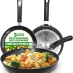 Utopia Kitchen Nonstick Frying Pan Set 3 Piece 8 9.5 11 Inch PFOA Free Grey
Utopia Kitchen 3-Piece Nonstick Frying Pan Set, 8/9.5/11 Inch, PFOA